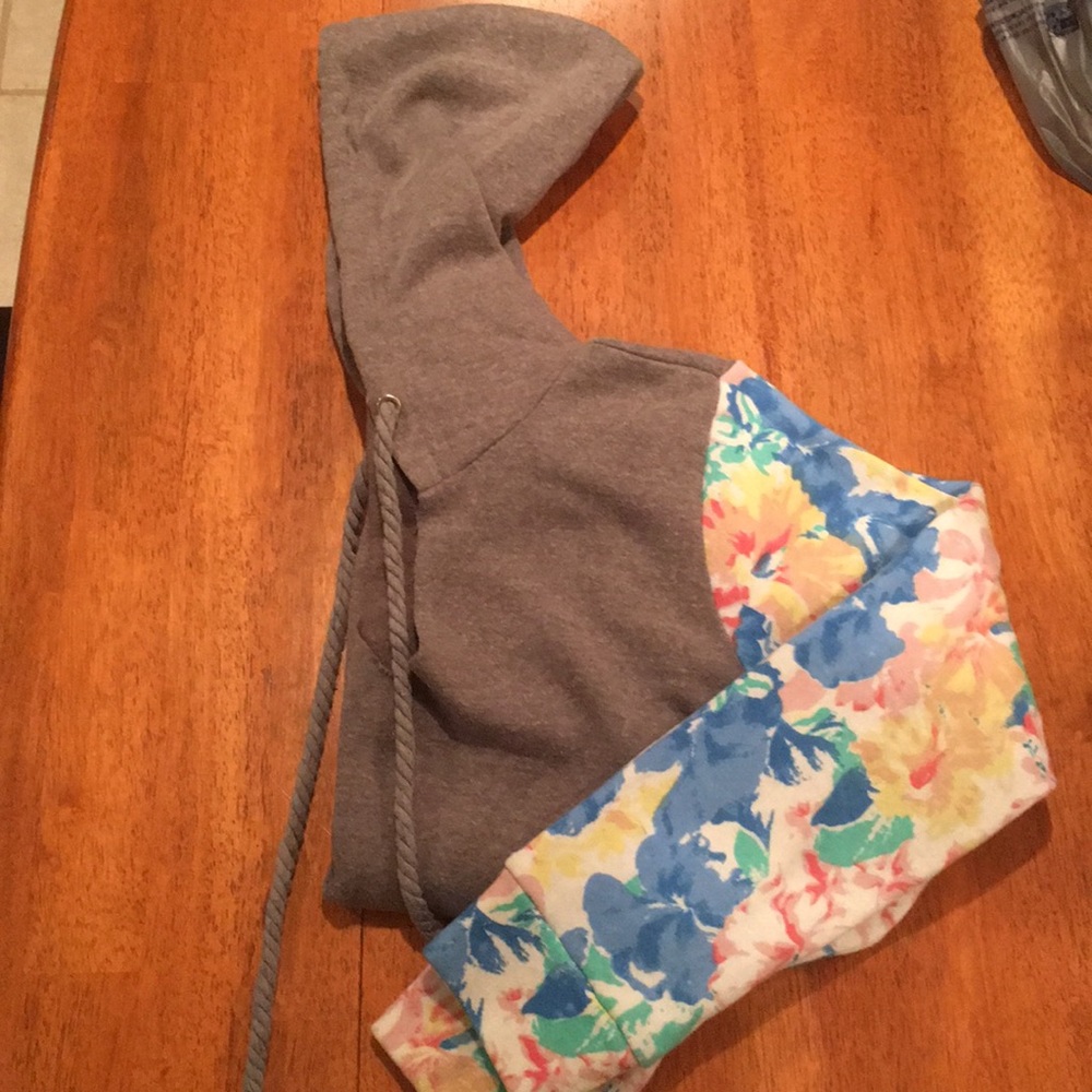 Floral hoodie